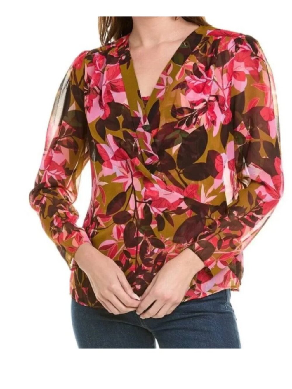 Cabi Mia Blouse 2 Piece set Size L